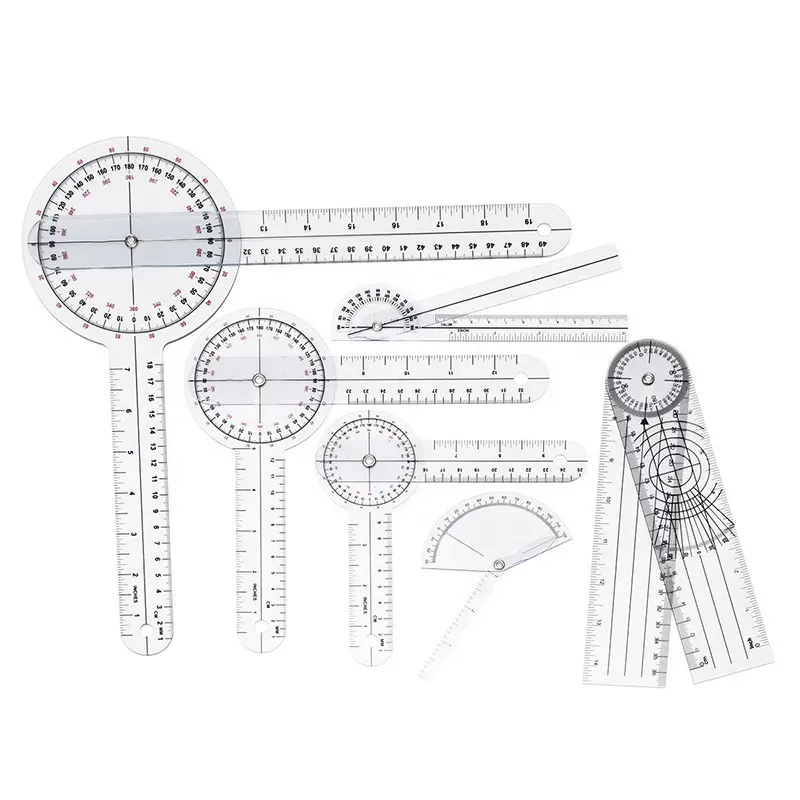 Multi-Ruler Plastic Medical Ruler Goniometer