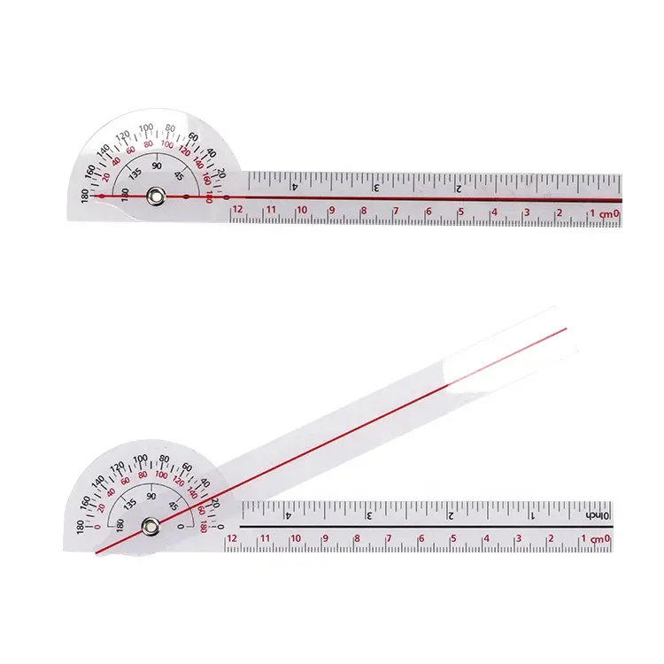 6 Inch Multi-Ruler Goniometer Angle Medical Spinal Ruler