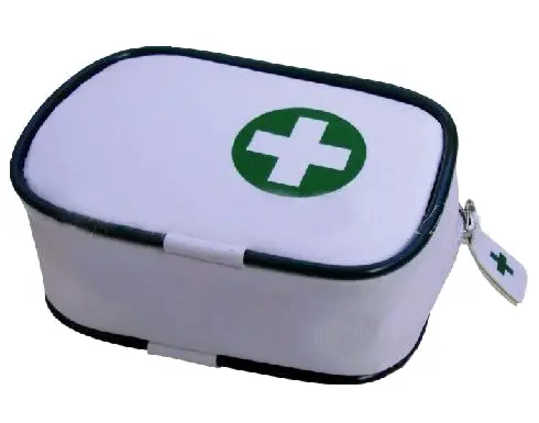 Recyclable Home Use Cuboid Zipper First Aid Bag