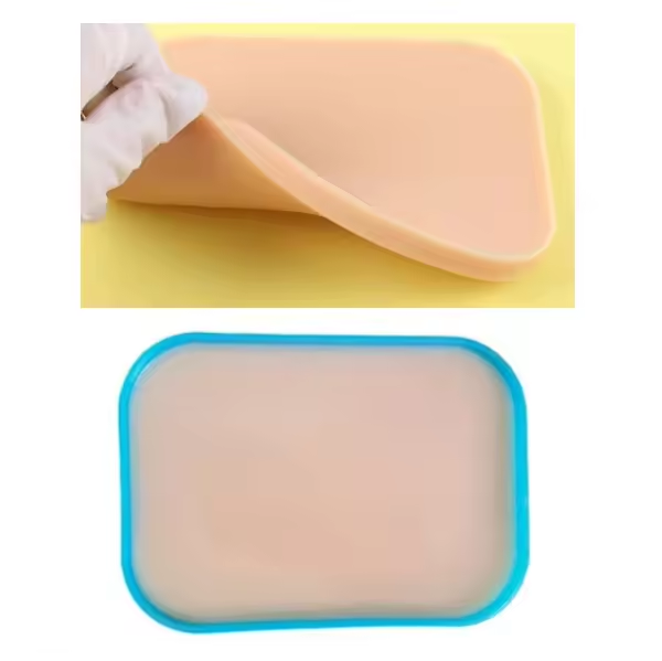 Surgical Trauma Training Silicone Skin Pad Single Layer Simulated Teaching Suture Pad