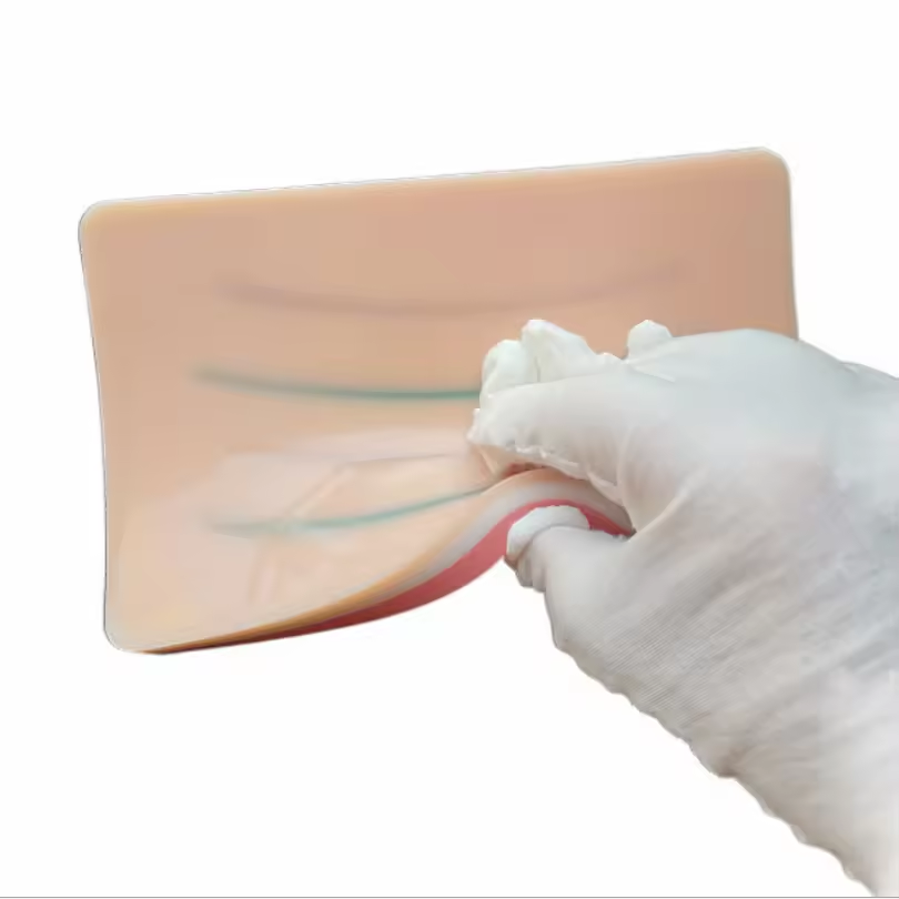 Training Suture Practice Pad Medical Skin Practice Injection Suturing Pad with Case