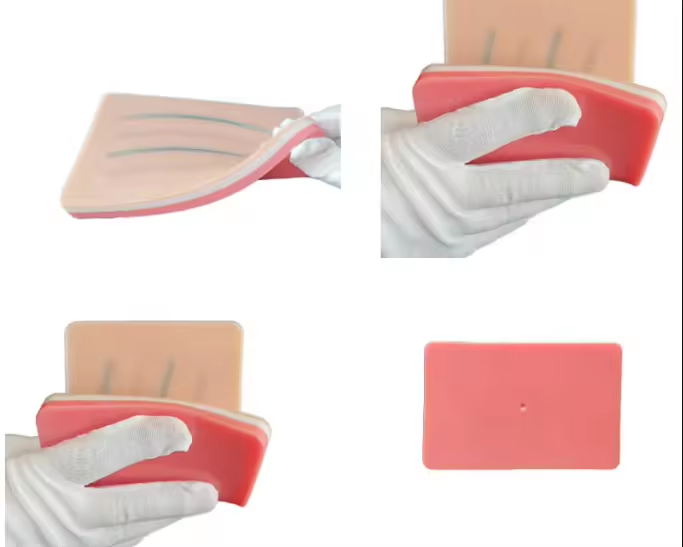 Training Suture Practice Pad Medical Skin Practice Injection Suturing Pad with Case